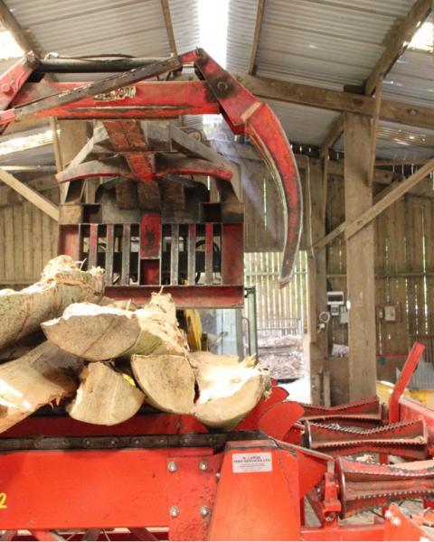 to the log deck